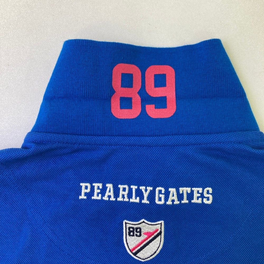 サイズ：6 PEARLY GATES パーリーゲイツ 半袖ポロシャツ ブルー系