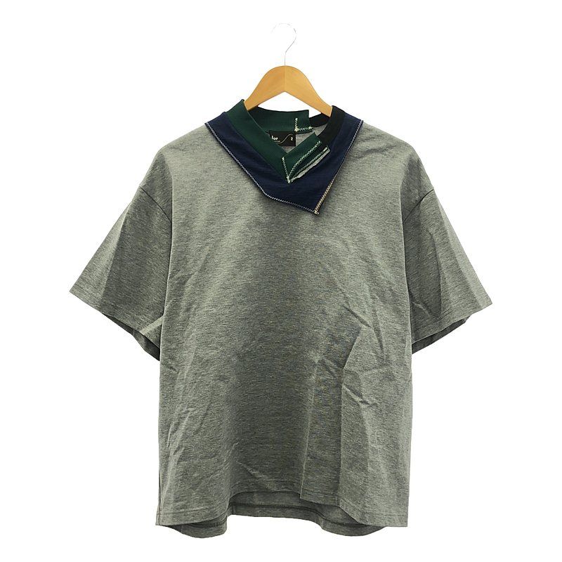 kolor / カラー | 2022SS | 度詰め天竺 オーバー Tシャツ カットソー | 2 | グレー | メンズ