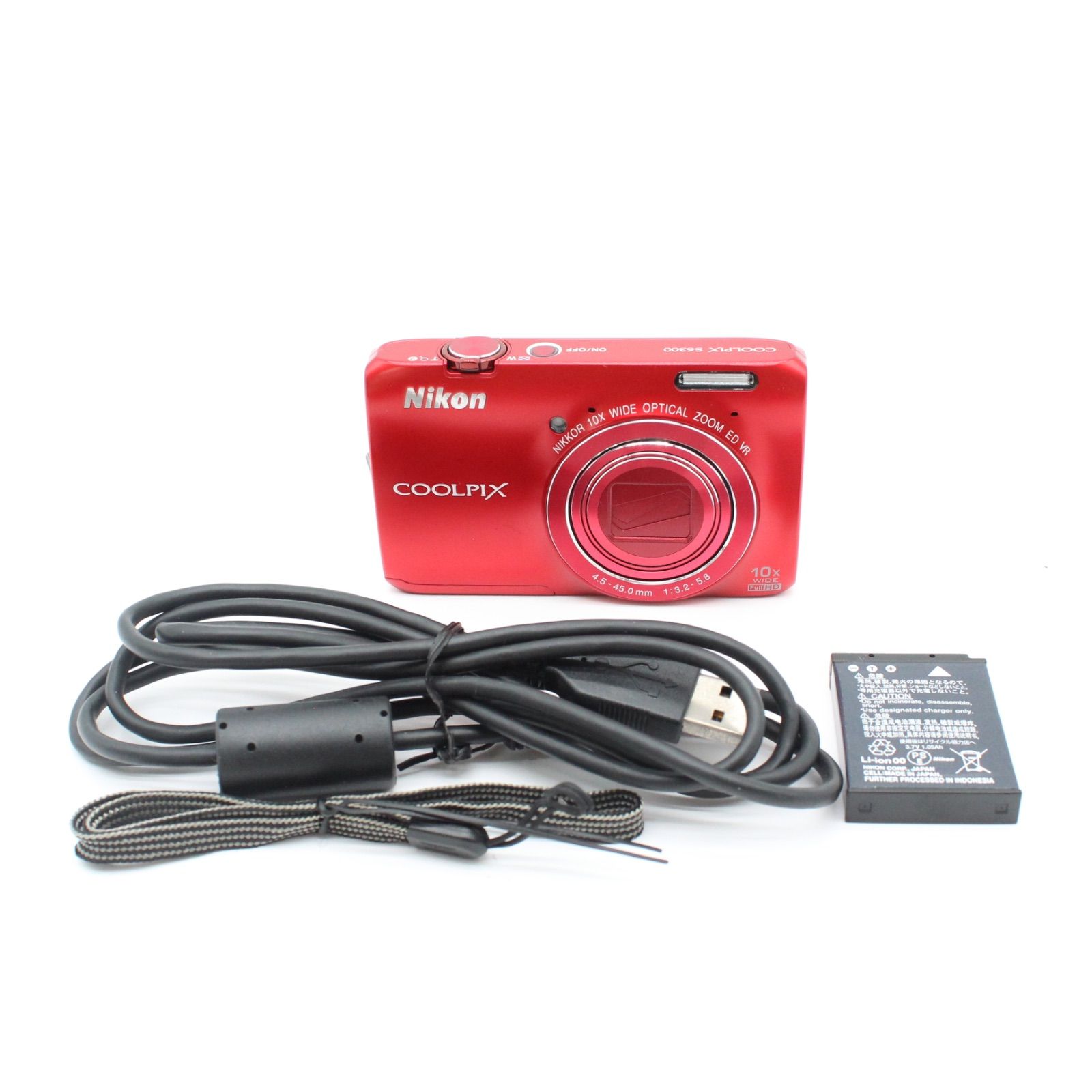Amazon.com : Nikon Digital Camera COOLPIX S6300 Red S6300RD