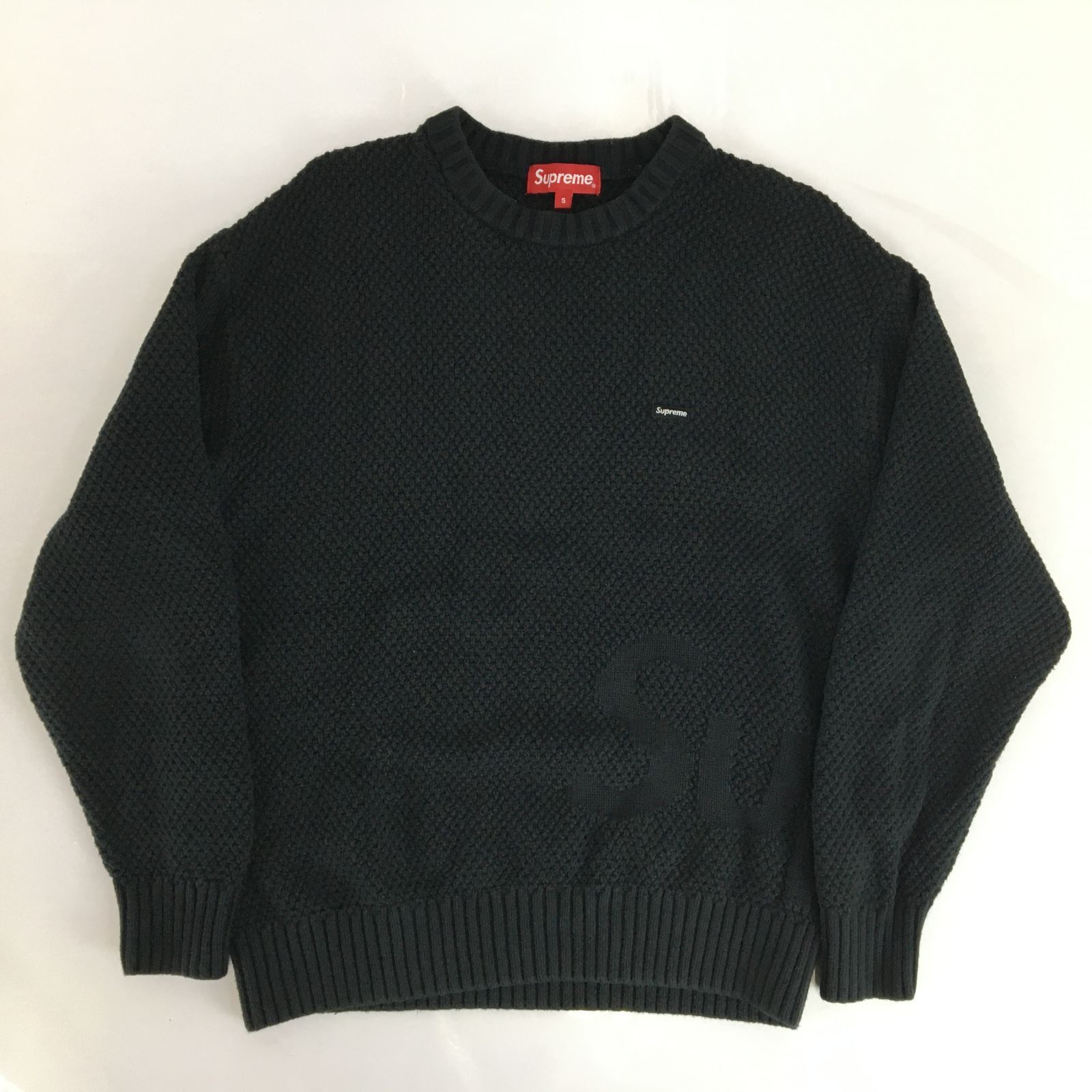 Supreme シュプリーム Textured Small Box Sweater テクスチャード スモールボックスロゴ セーター ニット S  00795hi◇128 - メルカリ