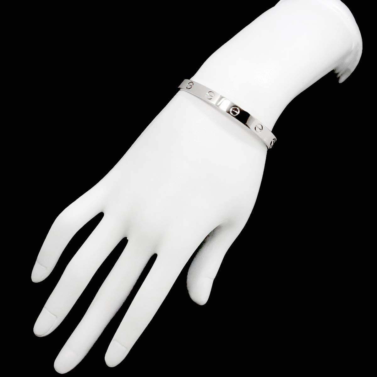 カルティエ Cartier ラブ ブレス #19 K18 WG ホワイトゴールド
