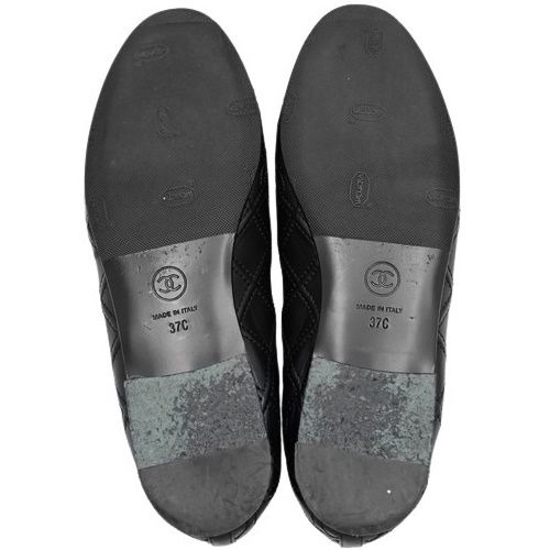 CHANEL シャネル パンプス カーフ 黒 レディース中古 楽天スーパーセール！中古良品 シャネル パテント