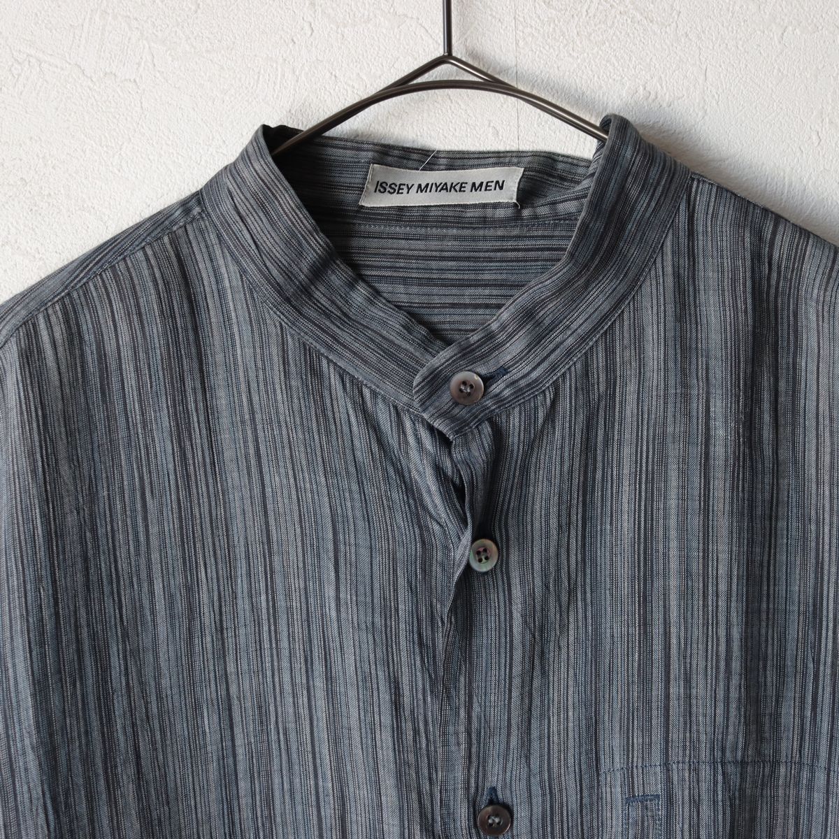 issey miyake men ノーカラーシャツ 【公式通販】