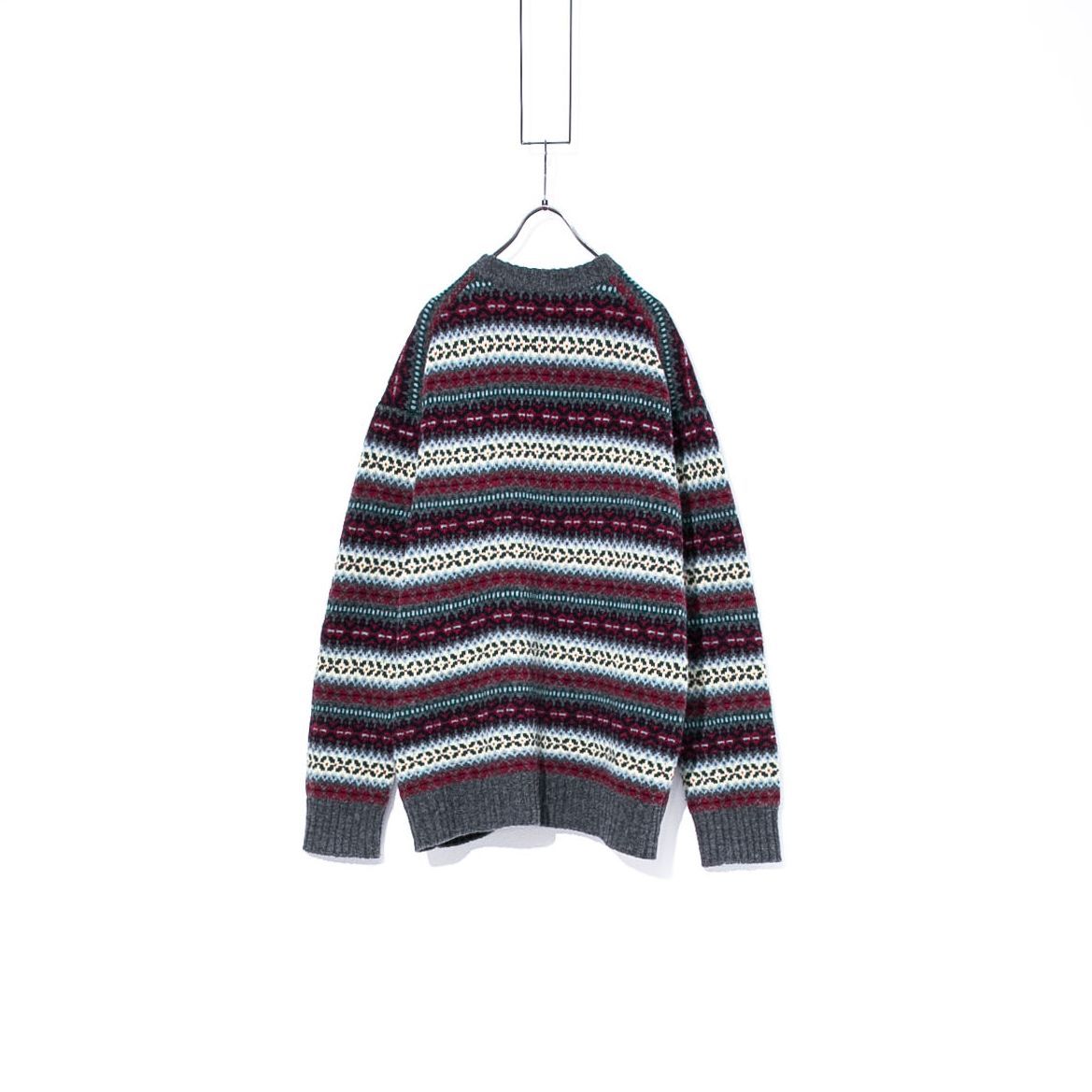 JUNYA WATANABE MANノルディック柄ニット ジュンヤワタナベマン