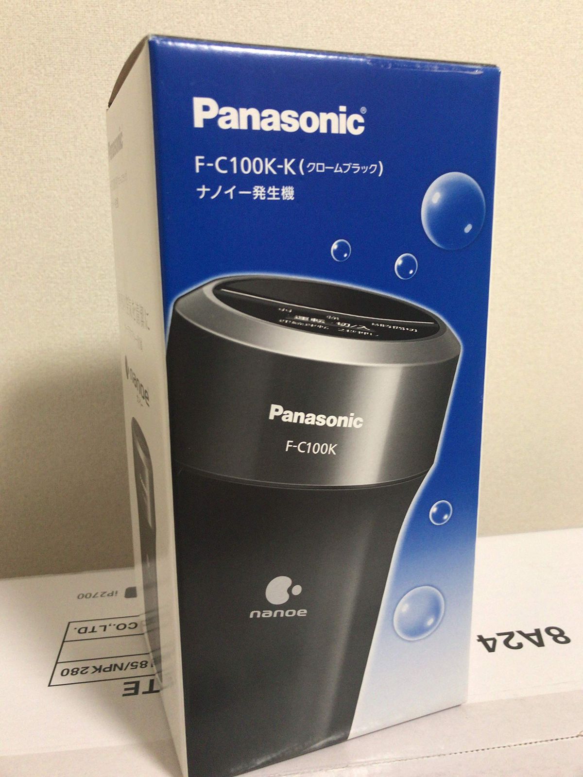 Panasonic F-C100K-K ナノイー発生器 空気清浄機 【公式通販】