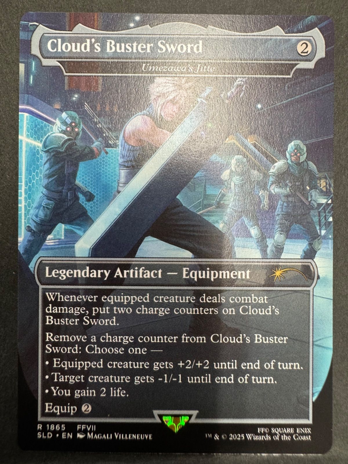 MTG グランドのバスターソード 梅澤の十手 英語 ボーダーレス secret 