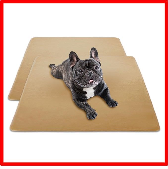 【送料無料】 100×100cm(2枚)_ブラウン INULABO(イヌラボ) 大判 床保護マット (100×100cm(2枚)， ブラウン)