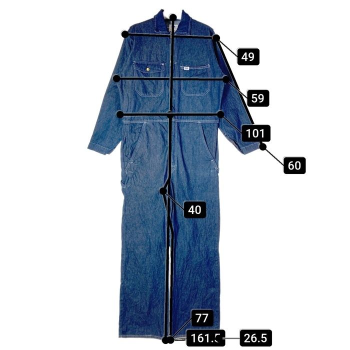 Lee Lot.1413 デニム オールインワン / つなぎ ☆Lee リー 1413 Union