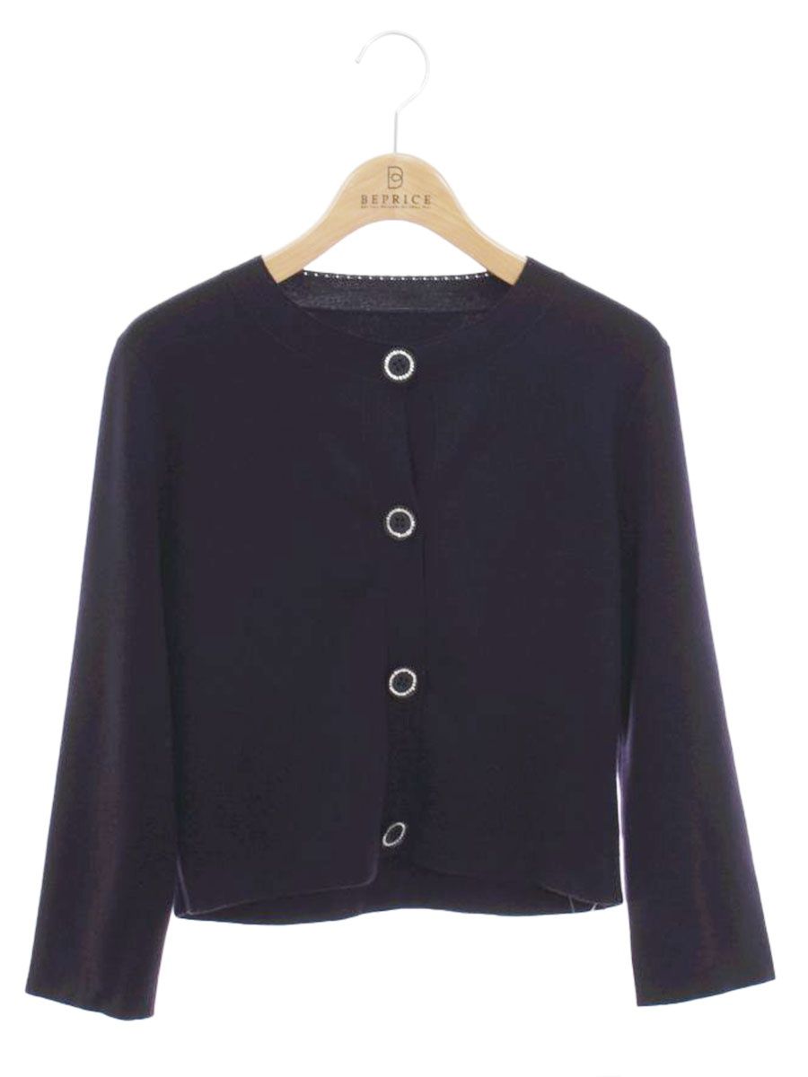 フォクシーブティック Tiara Button 39922 カーディガン 38 ネイビー