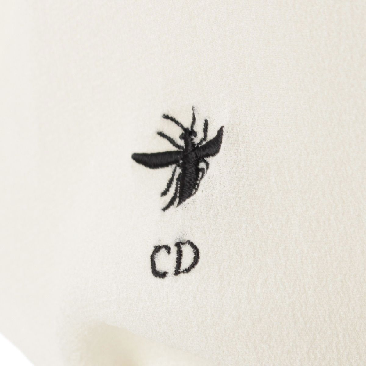 Christian Dior - クリスチャンディオール シルク bee刺繍
