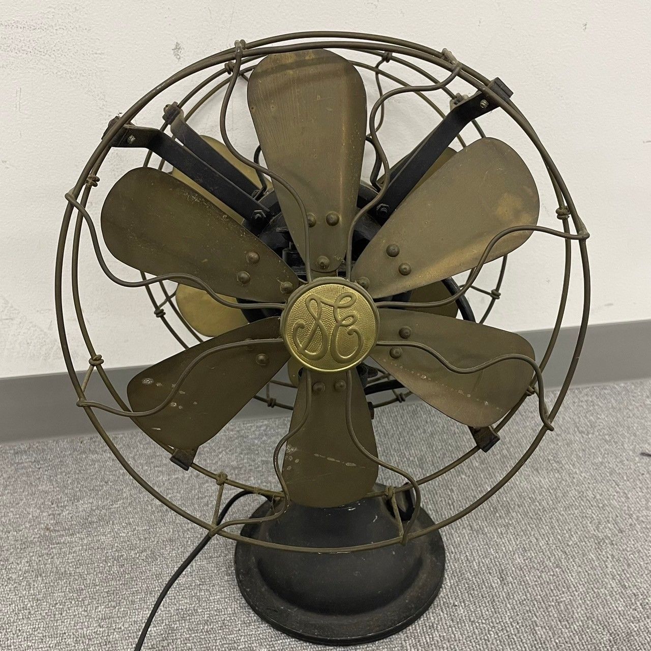 ヴィンテージ鉄製扇風機 ファン 蚤の市 アンティーク 1940-50's