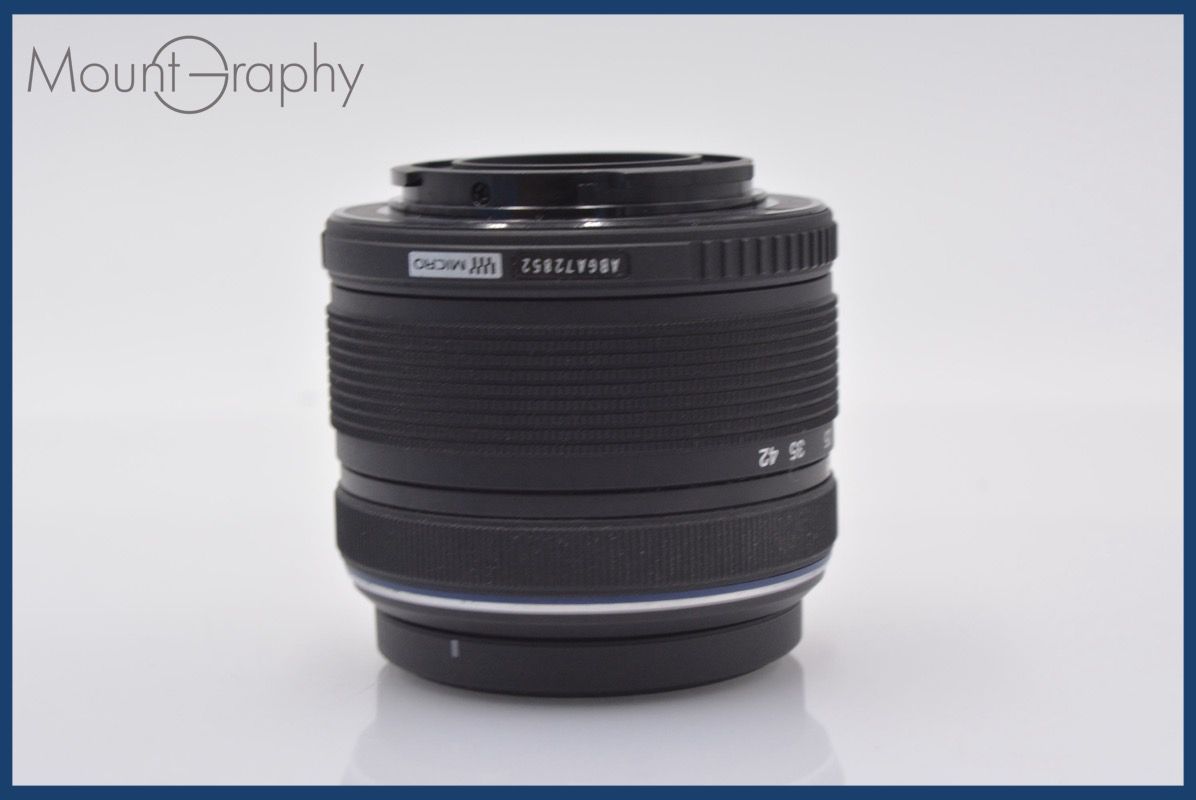 上 オリンパス OLYMPUS M.ZUIKO DIGITAL 14-42mm F3.5-5.6 II R MSC 前後キャップ-レンズフィルター付 完動 同梱可 am281