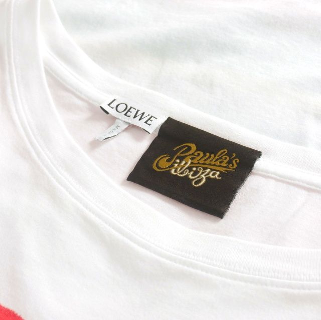 LOEWE 半袖ジャケット 32 ホワイト LOEWE - LOEWE ロエベ 20SS ウォーターカラープリントTシャツ
