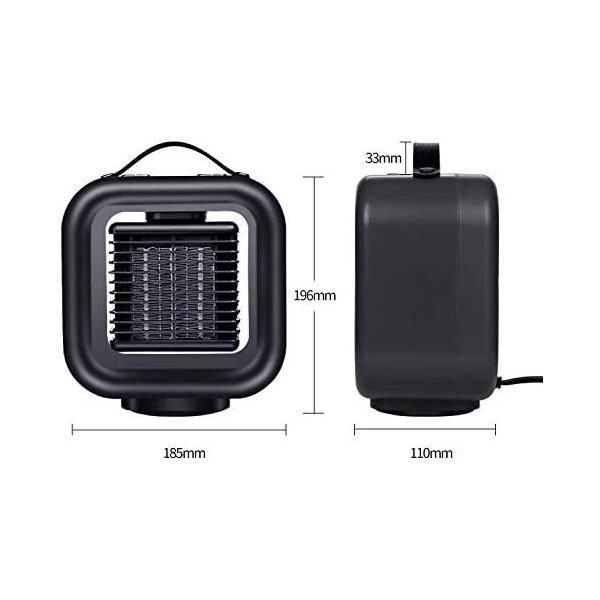 2021最新改良版 セラミックヒーター 電気ファンヒーター 静音ヒーター