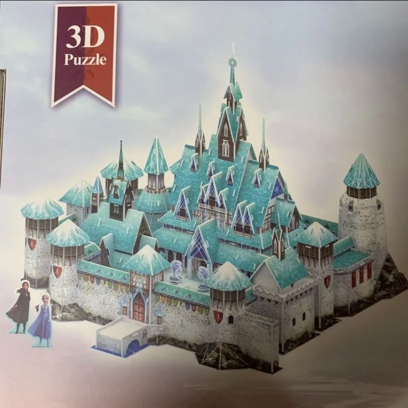 アナと雪の女王2 立体 3Dパズル 343ピース アレンデル城 氷の城 - メルカリ