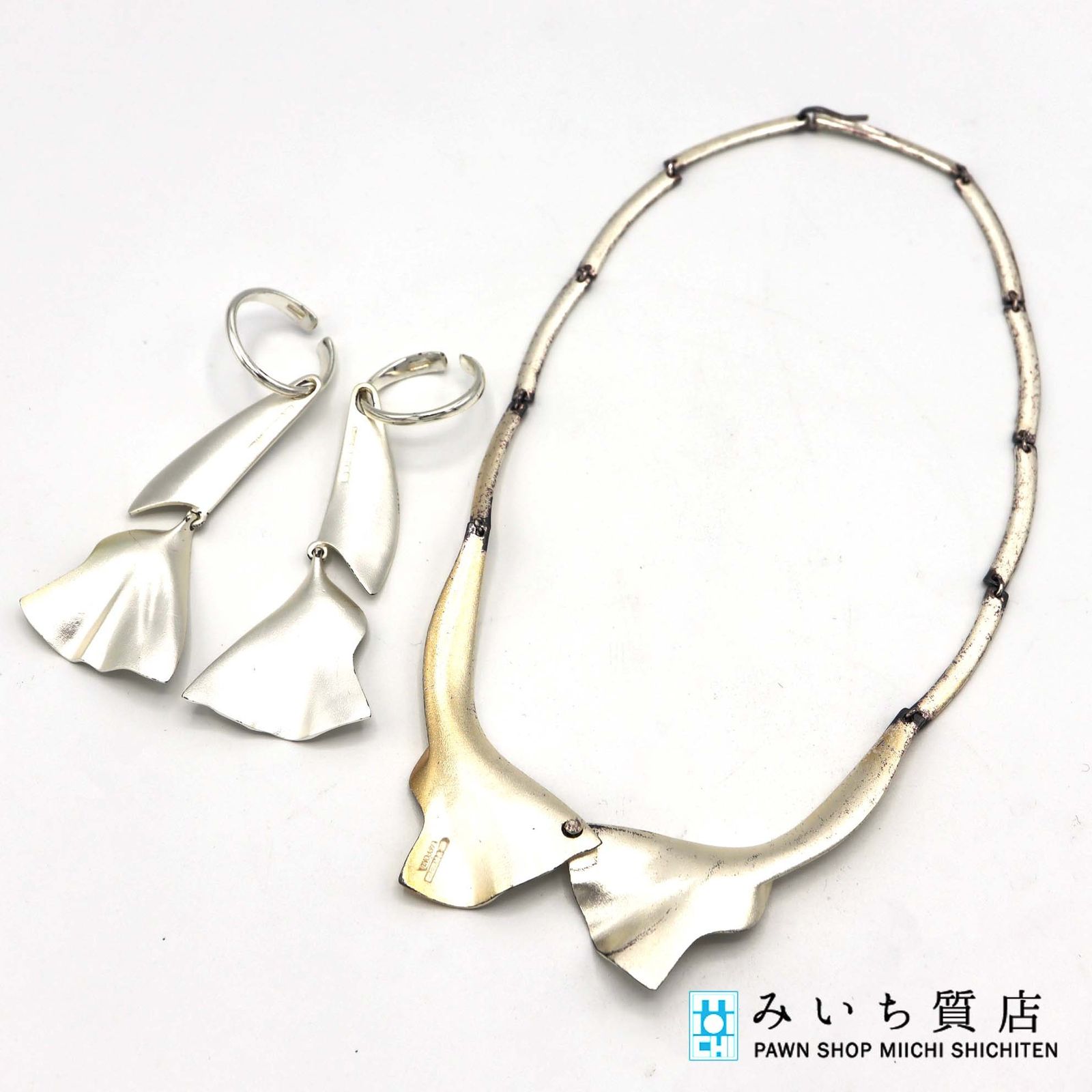 中古 激安 希少 LAPPONIA ラポーニア アンティークシルバーネックレス 