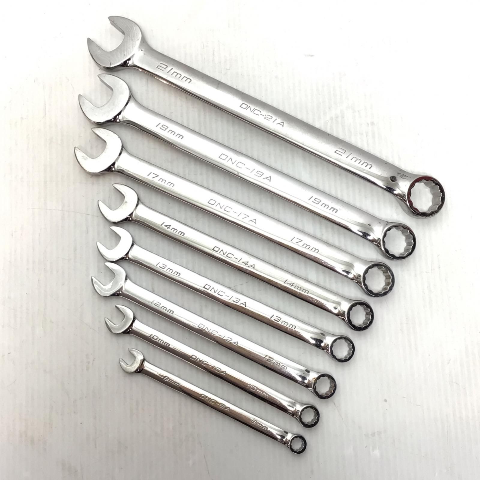 ΘΘDeen ハンドツール コンビネーションレンチセット 程度B 8本セット DNC