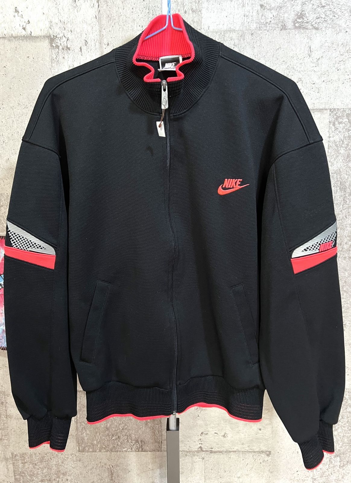 ナイキ 90'S トラックジャケット L 黒ピンク NIKE ジャージ
