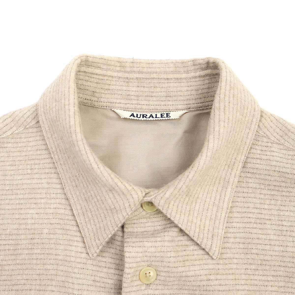AURALEE オーラリー 20AW SUPER LIGHT WOOL SHIRTS スーパー