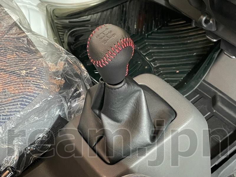 新品 ホンダ純正 アクティトラック HA8 HA9 バモス シフトノブ レッド
