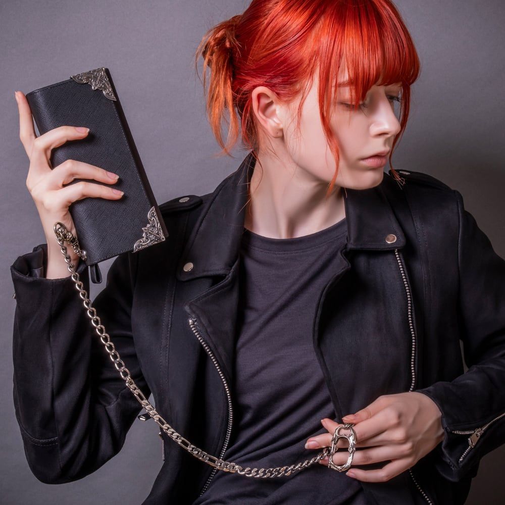 本革サフィアーノコーナーウォレット アルテミスクラシック