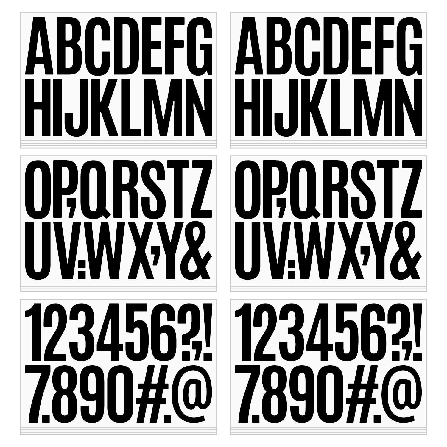 【数量限定】番号 自己粘着 文字 黒い箔押しレターステッカー 英語 数字シール 大文字 アートカード 防水 メールボックス用 祭り壁紙 ビニールレタリングステッカー 3インチ 素材紙 18枚セ