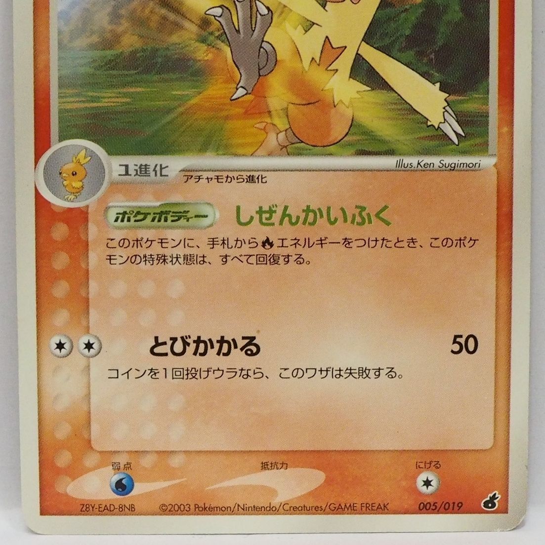 ワカシャモ 第1弾構築済みスターター アチャモデッキ 005/019 ポケモン