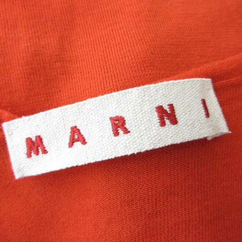 マルニ MARNI カーディガン 長袖 オレンジ 38 - メルカリ