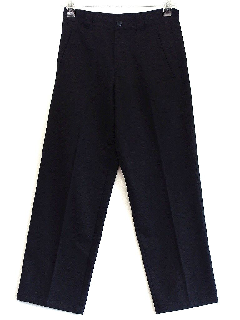 【214415】ARMANI アルマーニ  クリーニング済　ワイドパンツ メンズ  ・46 ブラック