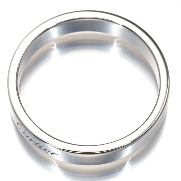 カルティエ リング Cドゥ エングレーブド ウェディング 4mm 60号 Pt950  