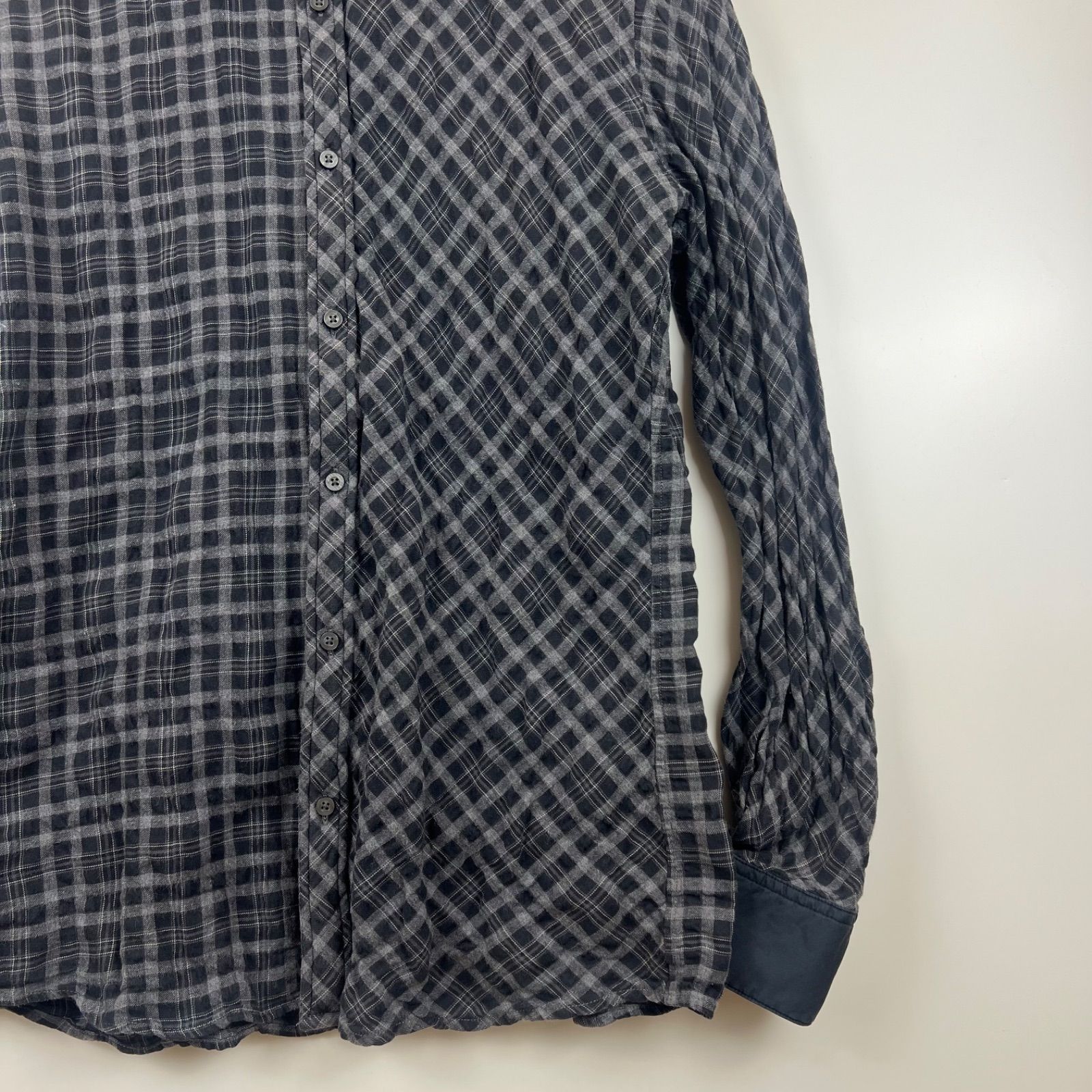 BLACK BARRETT by Neil Barrett 00s archive puff piping L/S shirts 2 