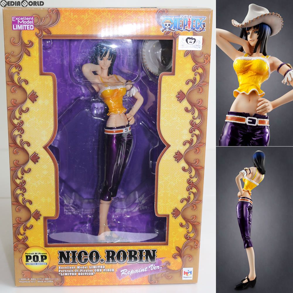 MegaHouse - メガトレショップ限定 Portrait.Of.Pirates P.O.P LIMITED EDITION ニコ・ロビン Repaint Ver. ONE PIECE(ワンピース) 1/8 完成品 フィギュア メガハウス メガトレショップ限定 Portrait.Of.Pirates P.O.P LIMITED