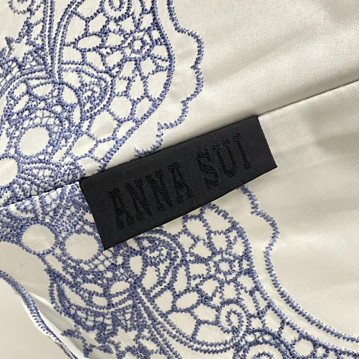 ANNA SUI(アナスイ) 日傘美品 - ライトグレー×ブルー×ベージュ