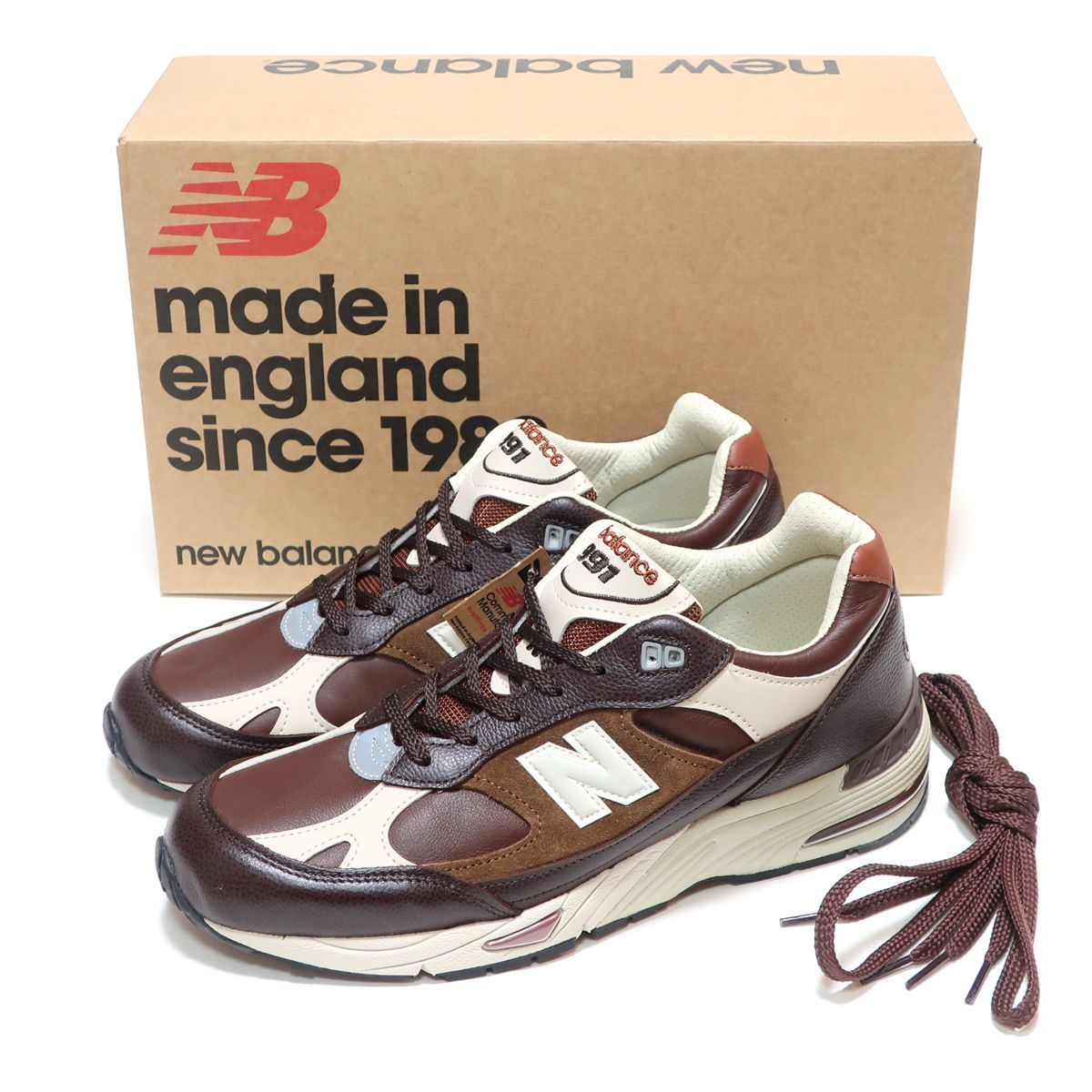 NEW BALANCE M991GBI BROWN LEATHER MADE IN ENGLAND ( ニューバランス