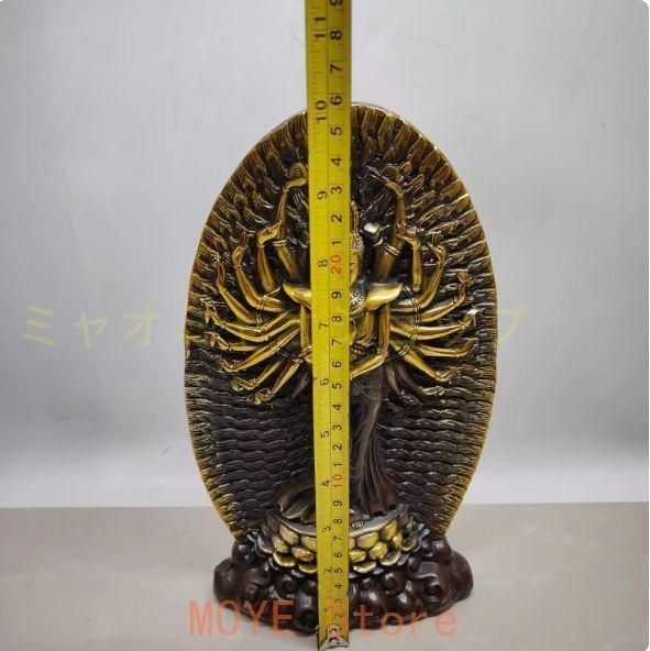 仏教美術 仏像 千手観音仏像 鎮宅辟邪 開運風水 招財 奉納 装飾品