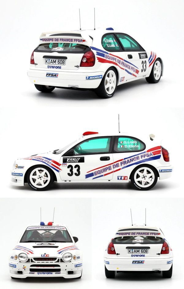 OttO mobile OttO mobile 1/18 トヨタ カローラ WRC ツール・ド・コルス 2000 #33 完成品ミニカー OTM996 新品