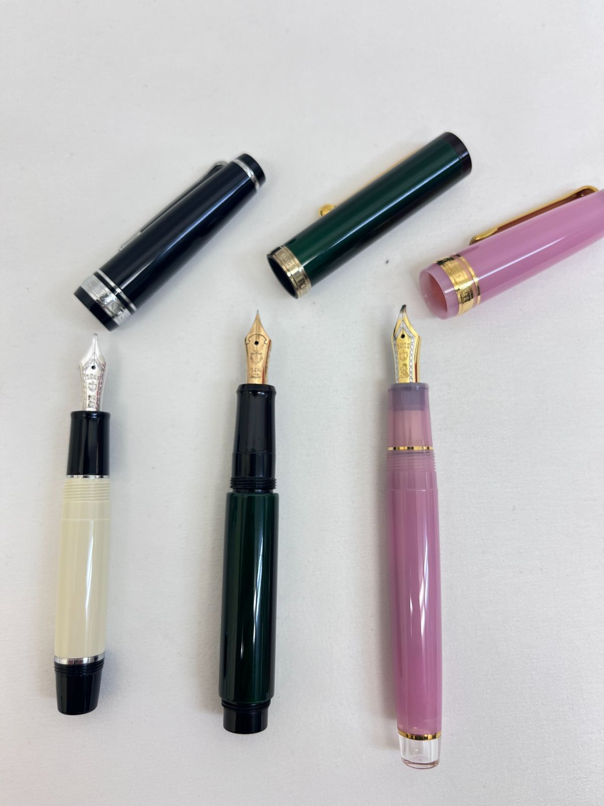 極稀少】セーラー万年筆 長原宣義 引き寄せ ペン先 21K 長刀研ぎ