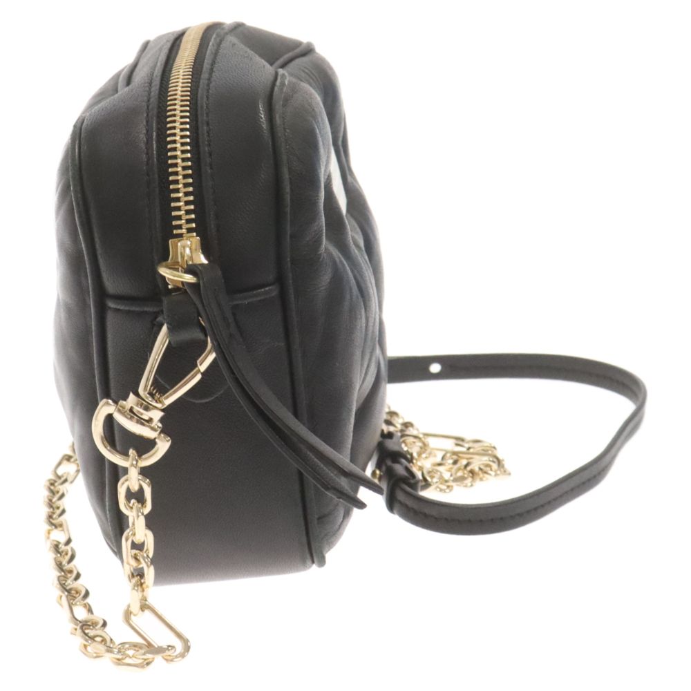 メゾンマルジェラ グラムスラム ショルダーバッグ ブラック チェーン