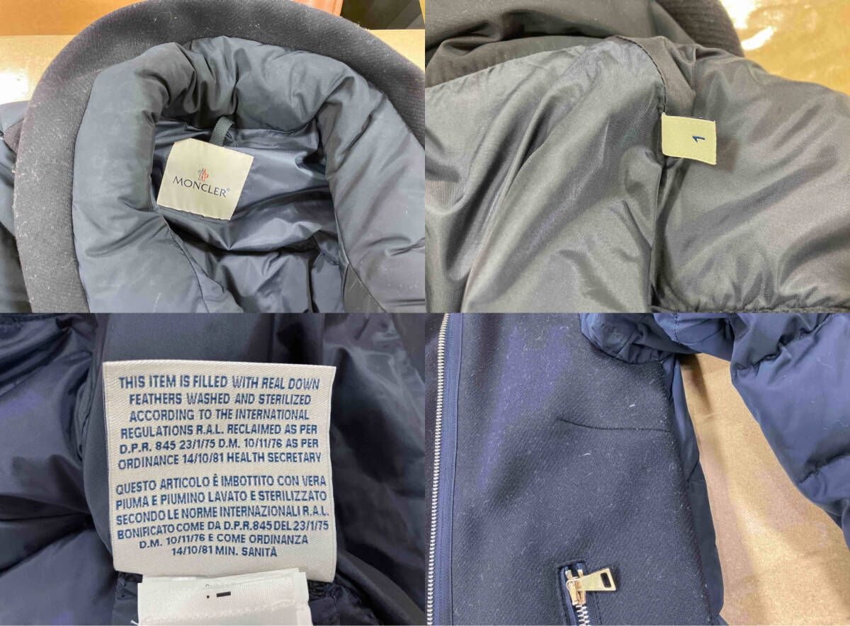 ASAP　正規品★ モンクレール AGLAIA ウール切替 ダウンコート MONCLER モンクレール AGLAIA ダウンコート ウール切り替え