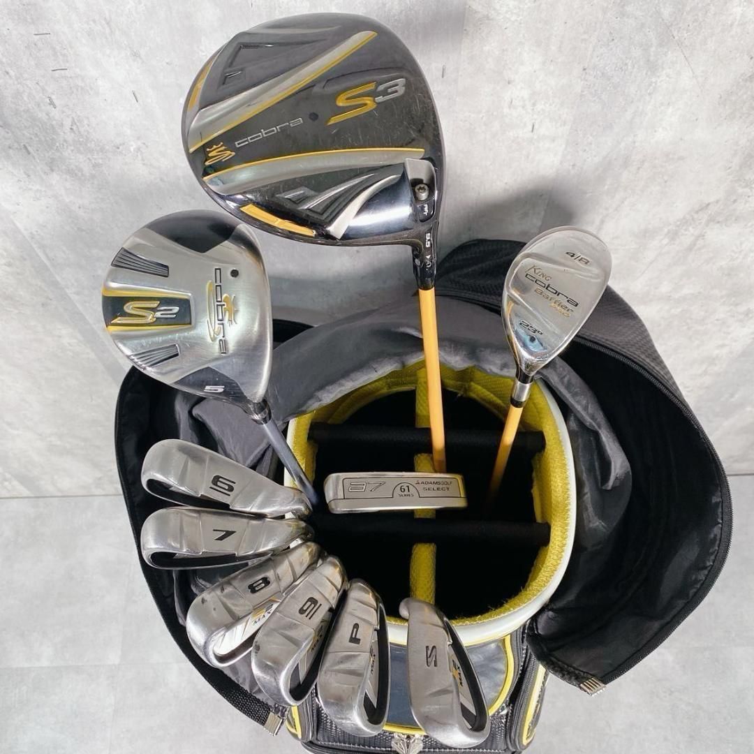 X157 cobra S3ドライバー メンズ ゴルフ クラブセット 11点 X157 cobra S3ドライバー メンズ ゴルフ クラブセット 11点