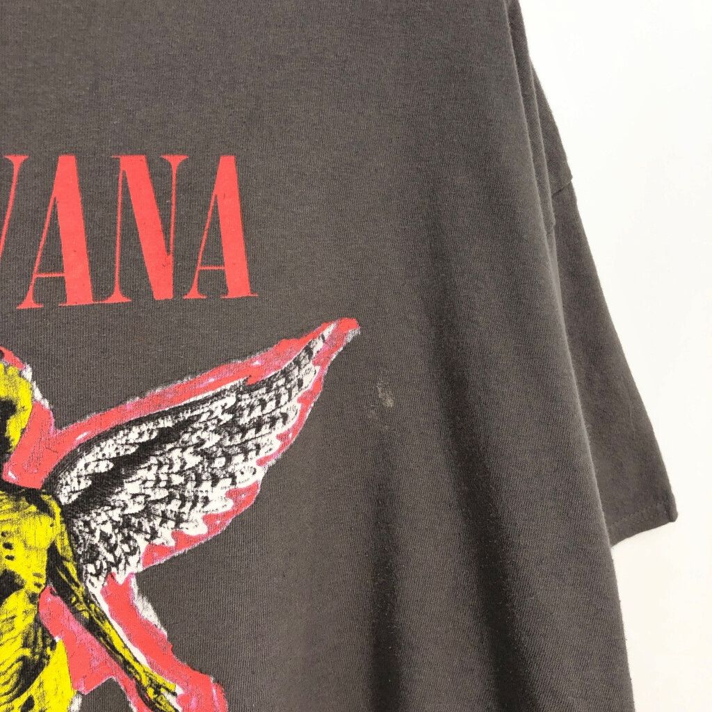 90s ビンテージ NIRVANA ニルヴァーナ フォト Tシャツ XL GF248B T