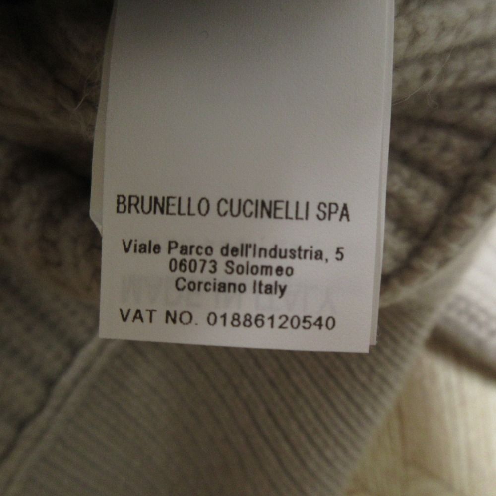 美品 22AW BRUNELLO CUCINELLI ブルネロクチネリ モニーレワッペン
