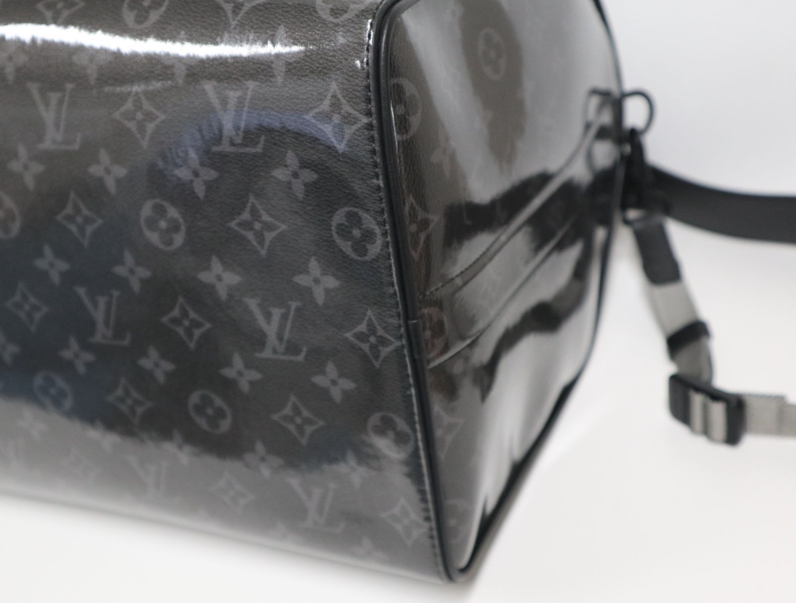 ルイヴィトン LOUISVUITTON M43901 モノグラム エクリプス グレーズ キーポル･バンドリエール 50 伊勢丹限定 極上美品 ボストンバッグ バッグ