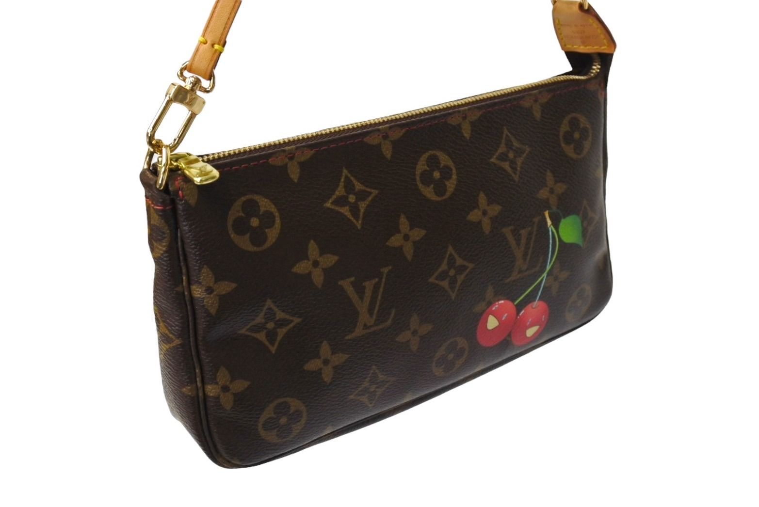 極美品 LOUIS VUITTON ルイヴィトン 村上隆 モノグラム チェリー 