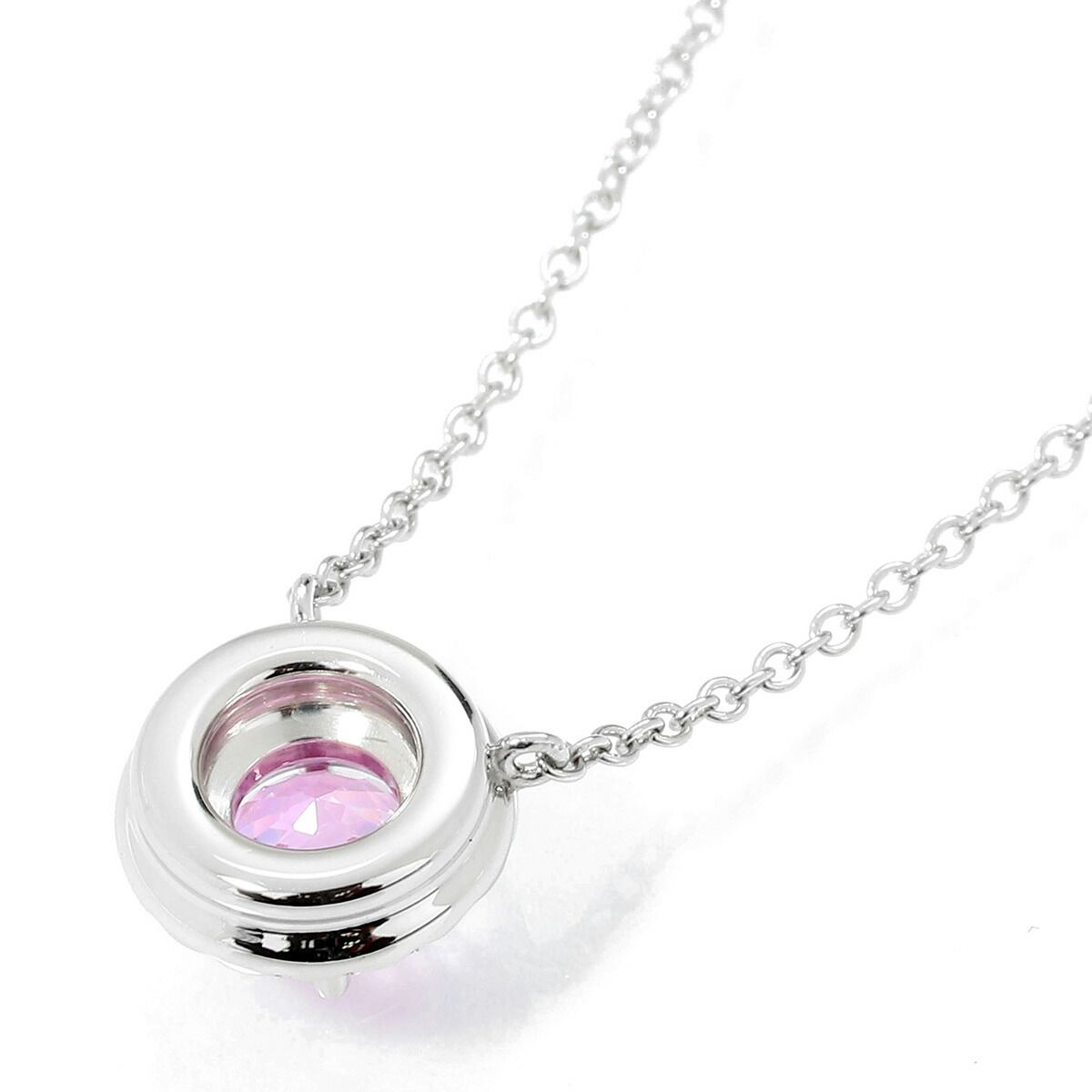 ティファニー ソレスト ペンダント ピンクサファイア ダイヤモンド  