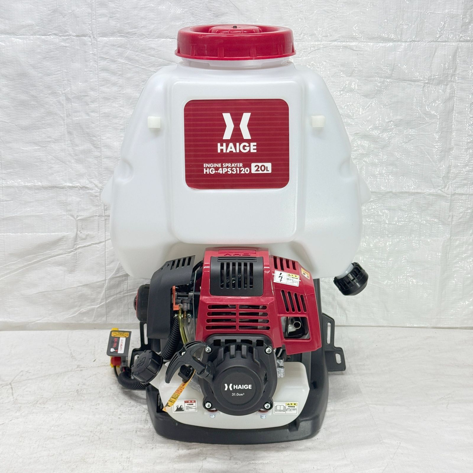 撮影品 エンジン噴霧器 背負い式 4スト 20L HG-4PS3120 776