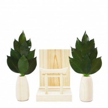 A＆K 日本製プリザーブド ミニS榊丸立て 鳥居付き神棚セット ST-034 USTAUSTRALIA_COM_AU