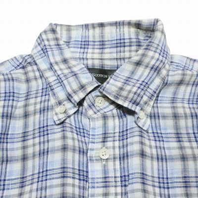 ザ スコッチ ハウス The Scotch House ボタンダウン シャツ 半袖