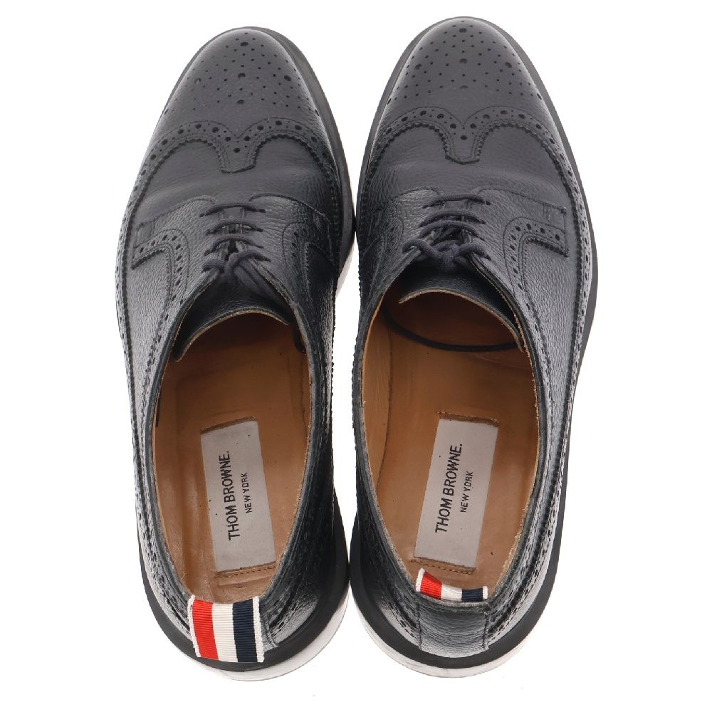 THOM BROWNE (トムブラウン) ウイングチップレザーシューズ