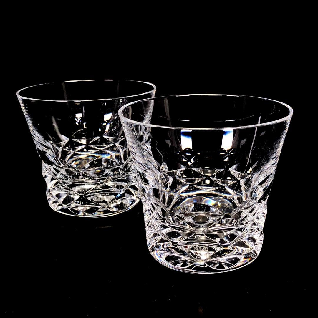 Baccarat バカラ ブラーヴァ ペア タンブラー クリスタルグラス クリア BC388